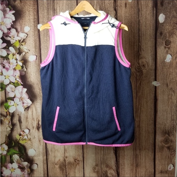 Tommy Hilfinger ATH Luxe hooded vest size large - Picture 3 of 5